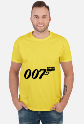 Koszulka 007 boyfriend na dzień chłopaka