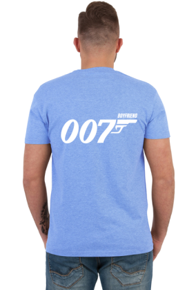 Koszulka 007 boyfriend na dzień chłopaka