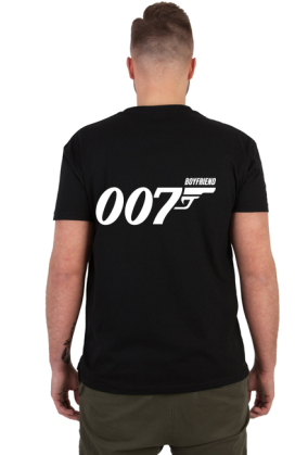 Koszulka 007 boyfriend na dzień chłopaka