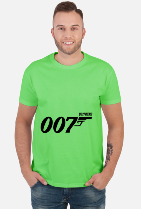 Koszulka 007 boyfriend na dzień chłopaka