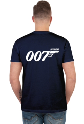 Koszulka 007 boyfriend na dzień chłopaka