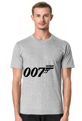 Koszulka 007 boyfriend na dzień chłopaka