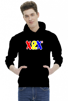 X&X LOGO FRONT BOY HOODIE
