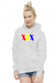 X&X LOGO FRONT GIRL HOODIE
