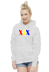 X&X LOGO FRONT GIRL HOODIE