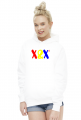 X&X LOGO FRONT GIRL HOODIE