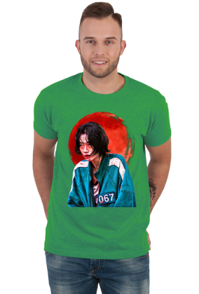 Squid game - KOSZULKA. Prezent squid game. Serial Netflix koreański squid game