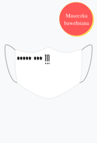 Maseczka Bawełniana "***** ***!!!"