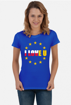 Koszulka damska - I LOVE U (#zostaje)