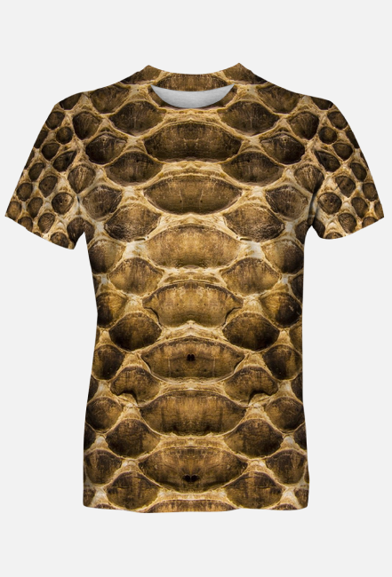 Męski T Shirt Fullprint Gadzia Skóra