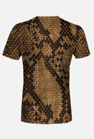 Męski T Shirt Fullprint Wąż