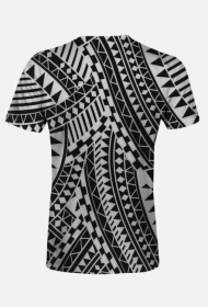 Męski T Shirt Fullprint Aztecki Wzór