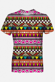 Męski T Shirt Fullprint Azteckie Zdobienia