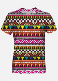 Męski T Shirt Fullprint Azteckie Zdobienia