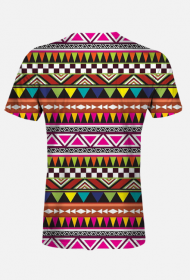 Męski T Shirt Fullprint Azteckie Zdobienia
