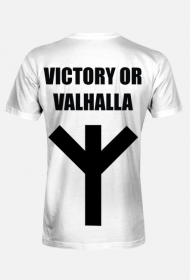 Męski T Shirt Fullprint Victory or Valhalla