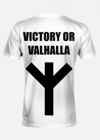 Męski T Shirt Fullprint Victory or Valhalla