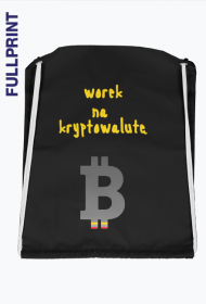 Czarny worek na kryptowalutę