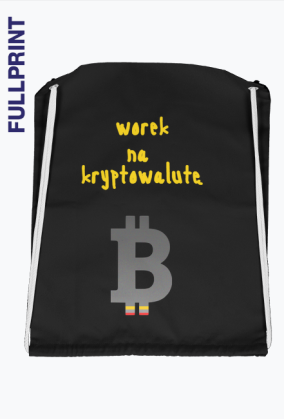 Czarny worek na kryptowalutę