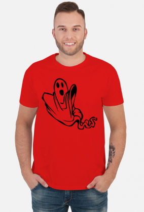 Koszulka męska Halloween Duszek