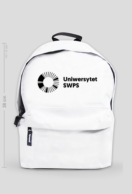 UNIWERSYTET SWPS - mały plecak biały