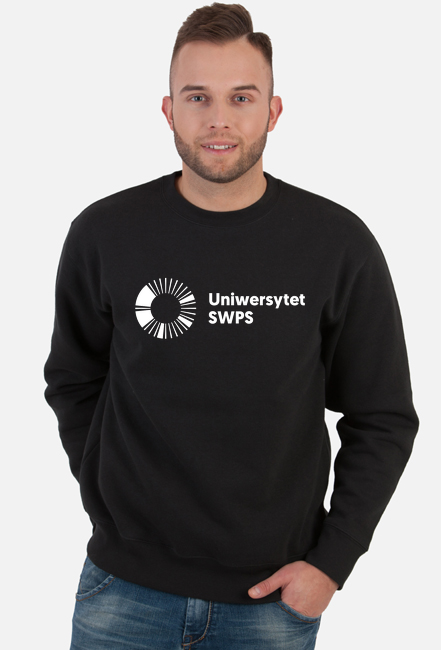 Uniwersytet SWPS - bluza męska czarna