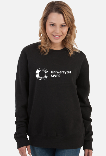 Uniwersytet SWPS - bluza damska czarna