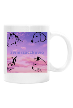 Kubek Biały Zwierzaczkowo