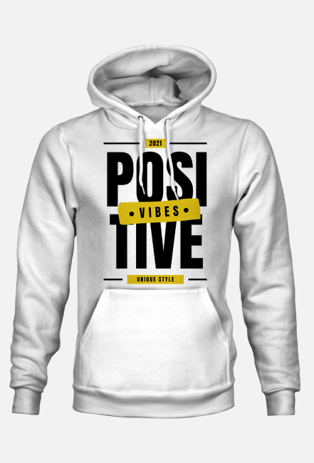 Positive Vibes Bluza z kapturem
