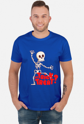 Koszulka męska Trick or Treat na Halloween