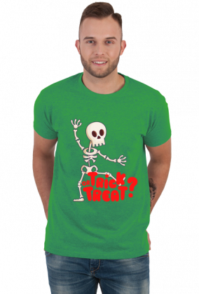Koszulka męska Trick or Treat na Halloween
