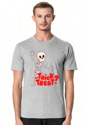 Koszulka męska Trick or Treat na Halloween