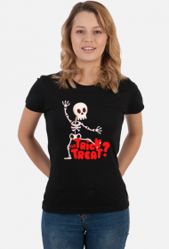 Koszulka damska Trick or Treat na Halloween