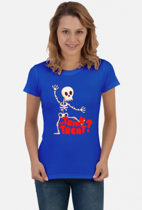 Koszulka damska Trick or Treat na Halloween