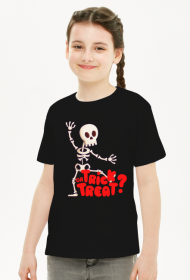 Koszulka dla dziewczynki na Halloween Trick or Treat