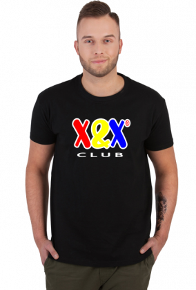 X&X CLUB LOGO FRONT BLACK