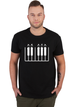 Pianista. Fortepian. Piano. Prezent dla Pianisty. Koszulka dla Pianisty. Muzyk grający na fortepianie