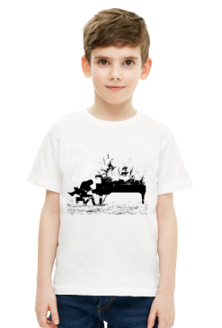 Pianista. Fortepian. Piano. Prezent dla Pianisty. Koszulka dla Pianisty. Muzyk grający na fortepianie