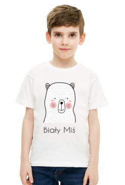 biały miś