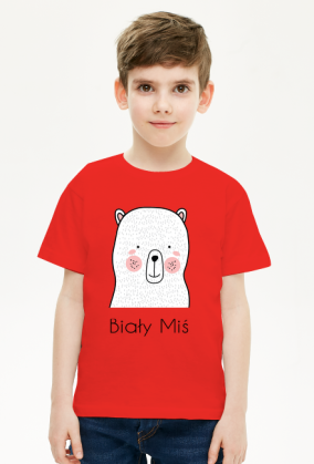 biały miś