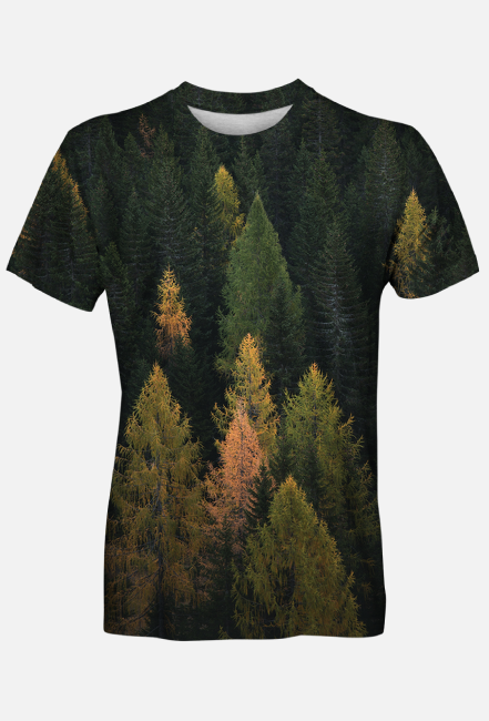 T Shirt Męski Fullprint Skandynawia