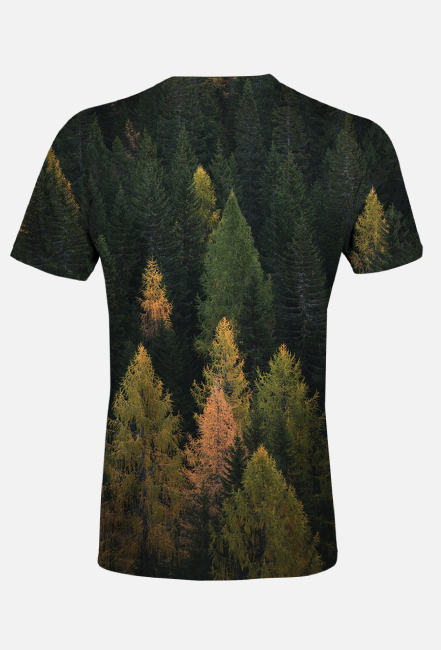 T Shirt Męski Fullprint Skandynawia