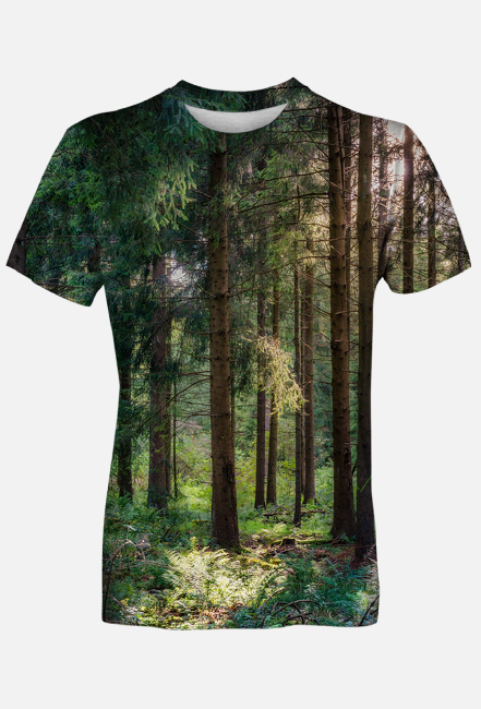 Męski T Shirt Fullprint Turnia