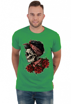 Rose Skeleton Halloween T-shirt