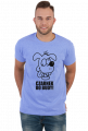 czarnek do budy!, śmieszna koszulka z psem, koszulka męska, koszulka z nadrukiem