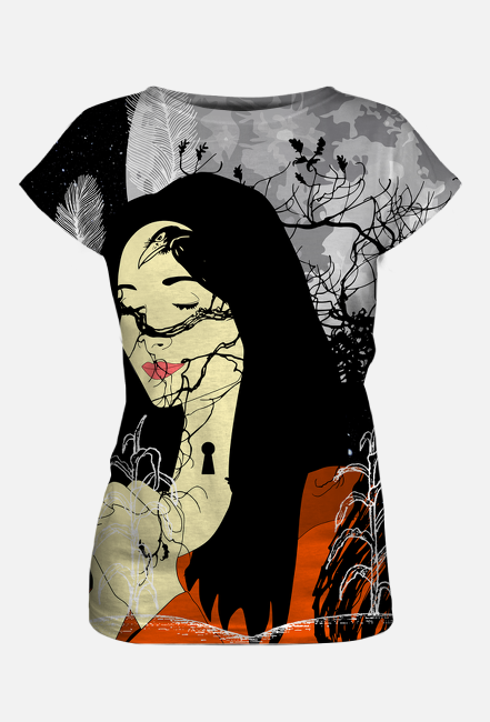 Koszulka damska (FP) - Crow Mother