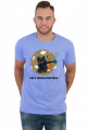 Jasnoniebieski t-shirt/koszulka "I am a translation ninja"
