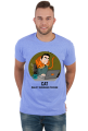 Jasnoniebieski t-shirt/koszulka "CAT Quality Assurance Feature"