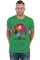 Zielony t-shirt/koszulka "CAT Quality Assurance Feature"