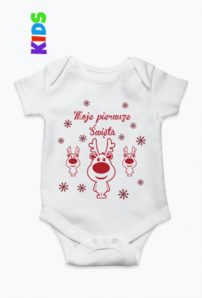 Moje pierwsze Święta - body dziecięce z nadrukiem